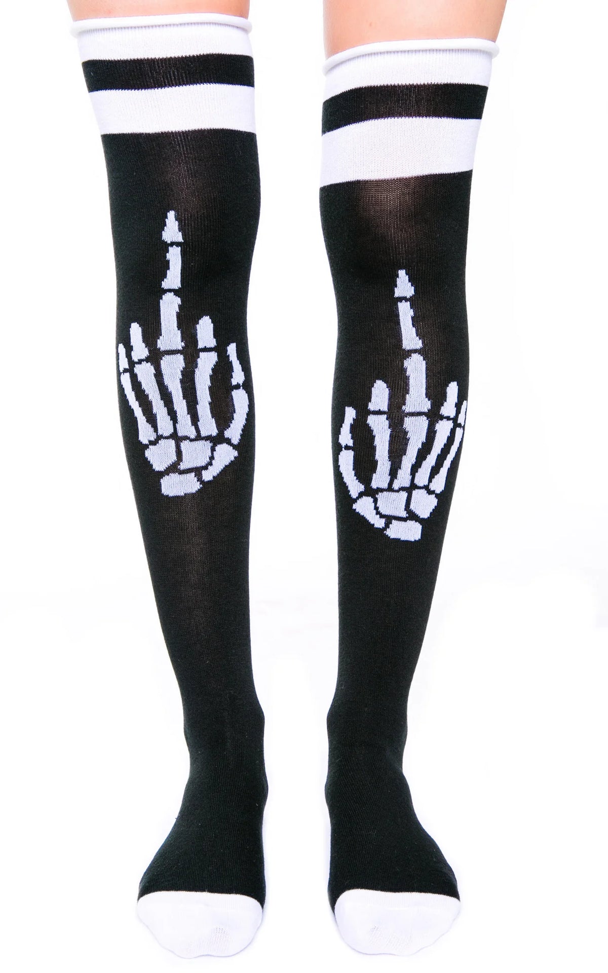 Up Yours Rolled Over The Knee Socks