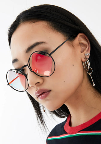 Cyber Iconic Relics Circle Sunglasses