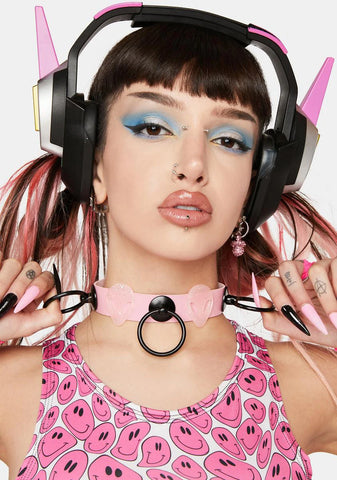 Blush Earth Is Boring O-Ring Choker