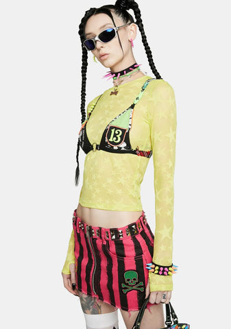 Nuclear Stellar Headliner Fishnet Top