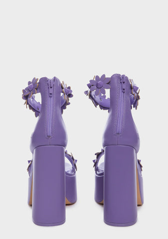 Secret Arrangement Platform Heels