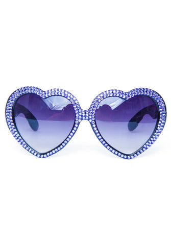 Lavender Swarovski® Heart Sunglasses