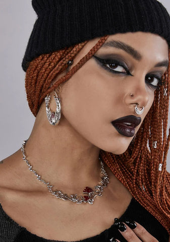 Vegetation Station Choker Necklace