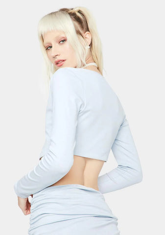 Aqua Wasted On U Ruched Skirt Set