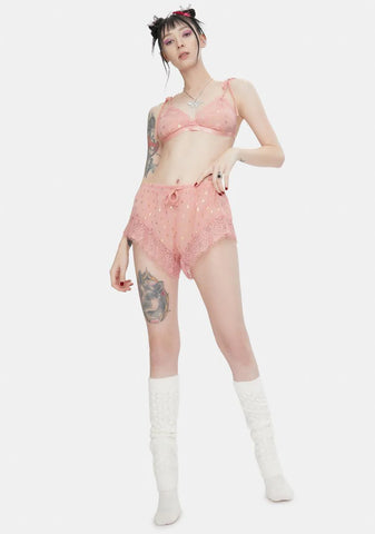 Sweet Dreamer Polka Dot Bra Set