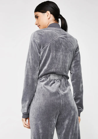 Quiet Shade Velour Jumpsuit