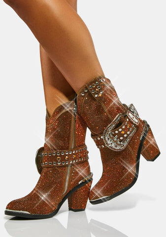 Amber Sheriff Shine Cowboy Boots