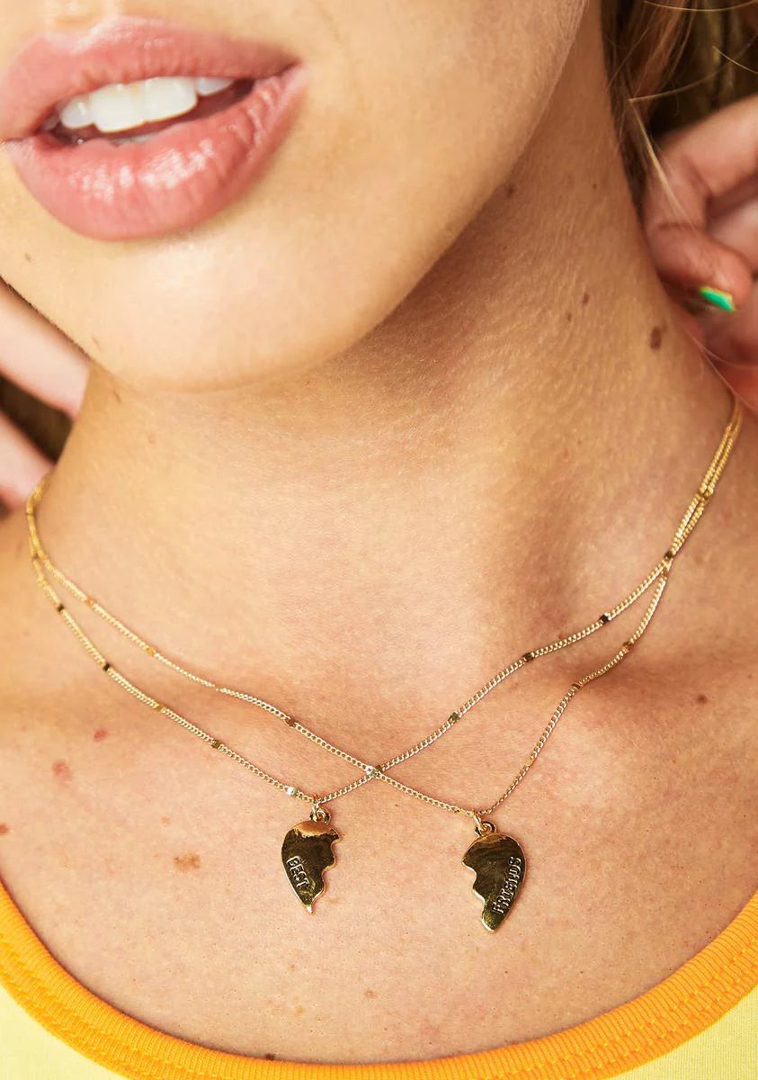 Don't Forget Me Necklace Set