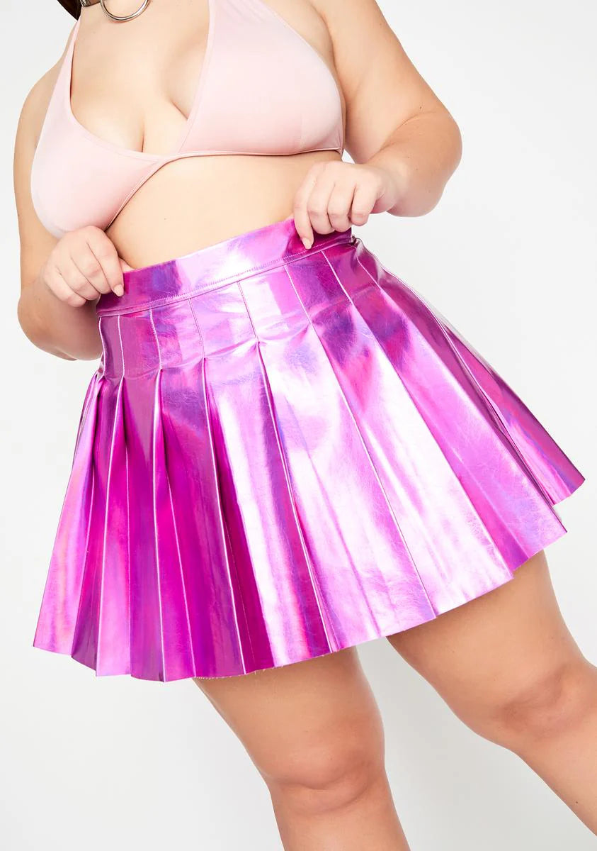 Sweet Divine Space Vixen Metallic Skirt