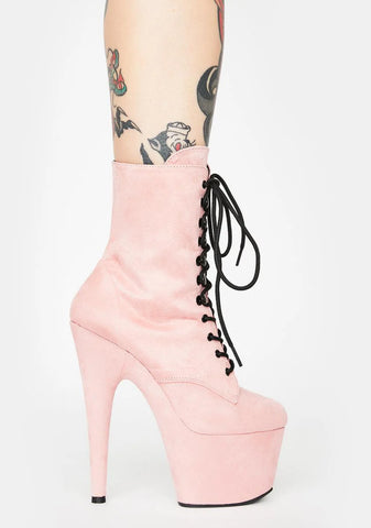 Light Pink Adore-1020FS Platform Heels