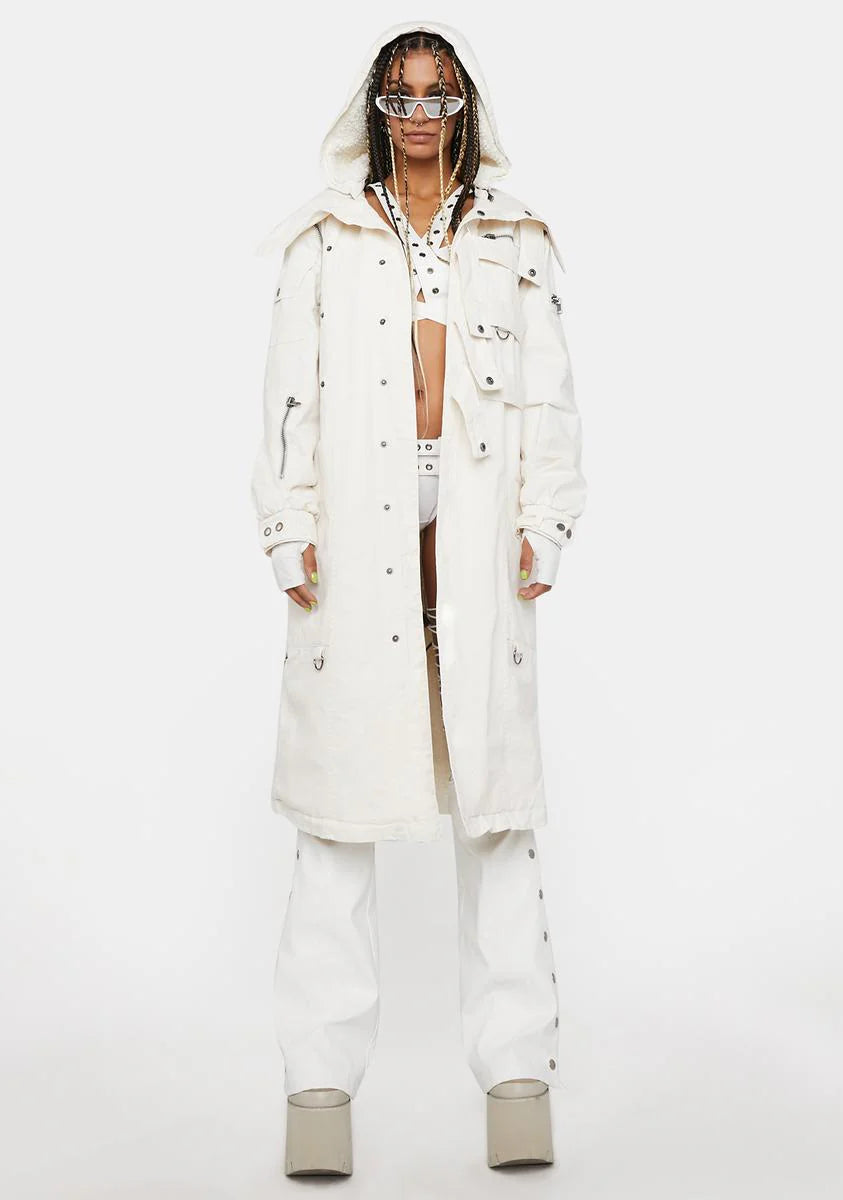 Compression Unisex Convertible Fleece Parka Jacket