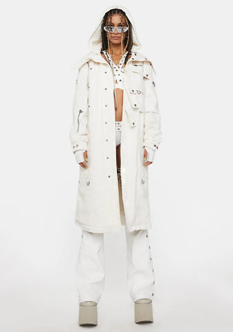 Compression Unisex Convertible Fleece Parka Jacket