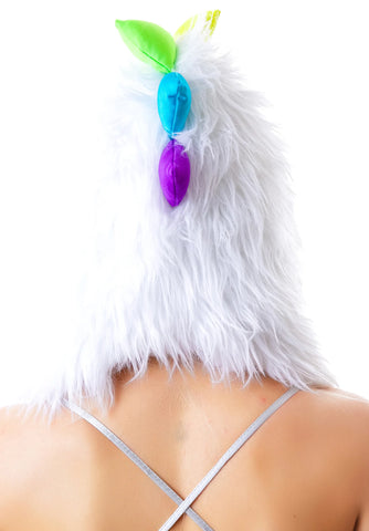 Disco Dino Furry Hood
