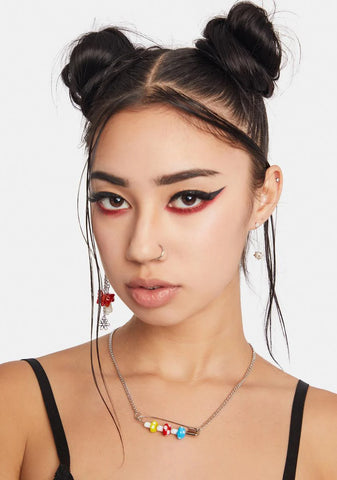 Room For Shrooms Pin Necklace