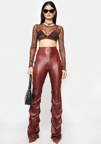 Brick Certified Freak Vegan Leather Pants