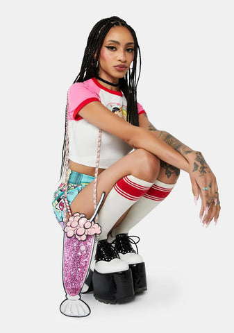 Drink Your Milkshake Crossbody Bag