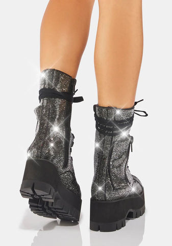Strike It Rich Rhinestone Boots