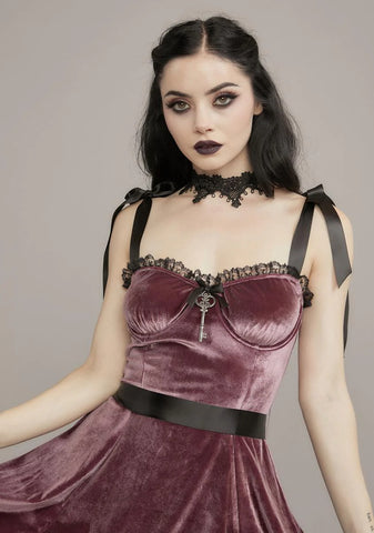 Kiss Blind Faith Velvet Dress