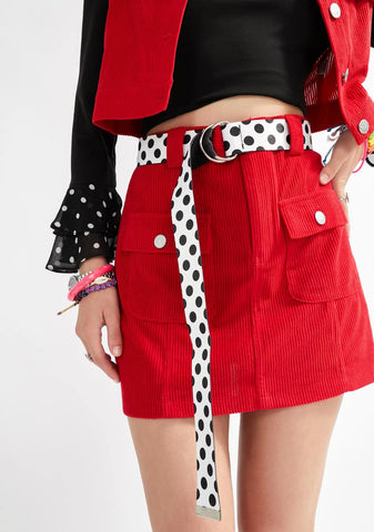 Retro Chic Polka Dot Belt