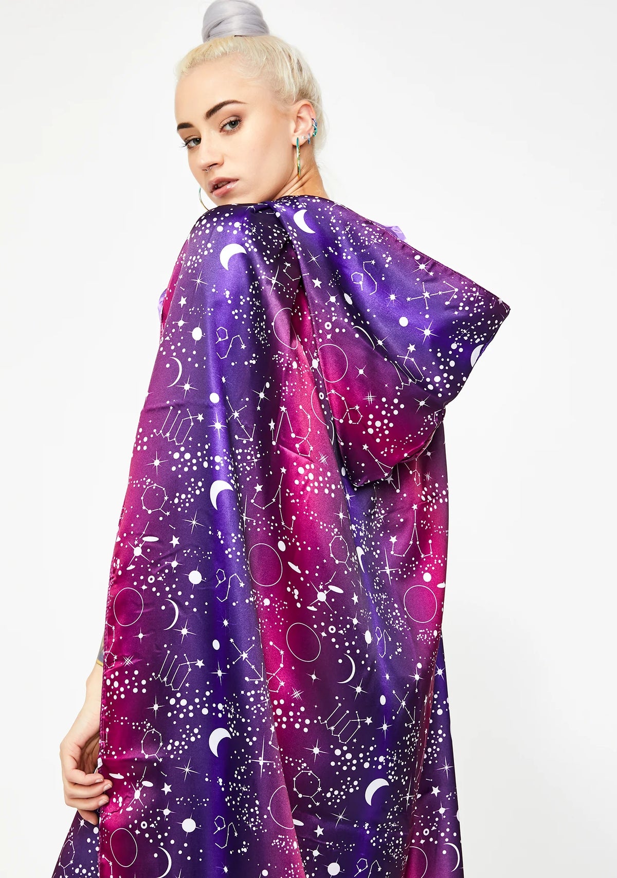 I Saw The Sign Hooded Cape