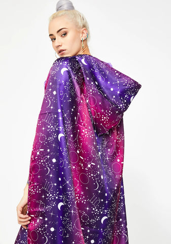 I Saw The Sign Hooded Cape