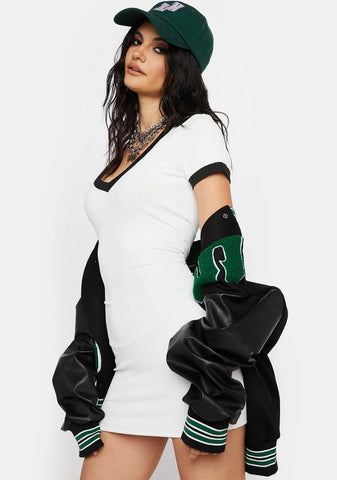 No Hitter Mini Dress