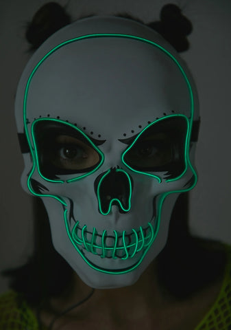 Night Frights Light Up Skull Mask