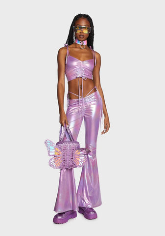 Lavender Siren Calling Metallic Flares