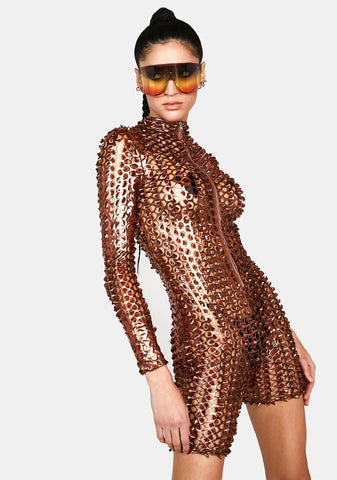 Penny Love So Lucky Fishnet Romper