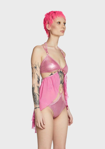 Back For Revenge Bra Top - Pink