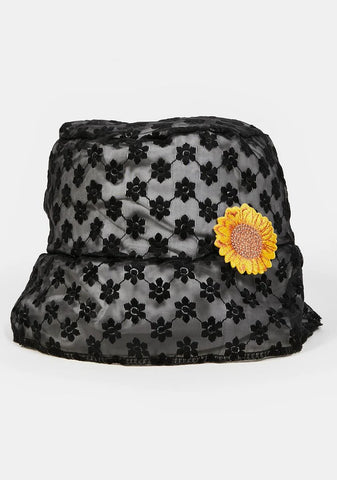 Sunflower Feels Sheer Bucket Hat