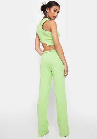 Confusion Chain Flare Pants