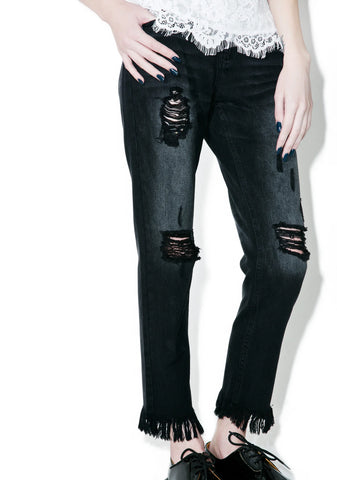 Tattle Tailz Distressed Jeans
