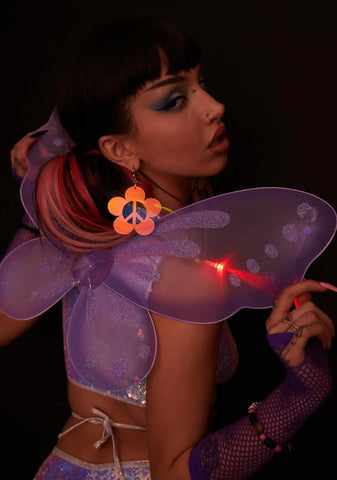 Lilac Fairy Time Light Up Butterfly Wings