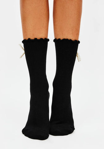 Ur My Treasure Lettuce Edge Socks