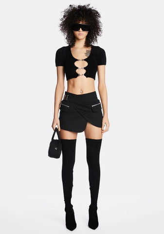 Wicked Stunner Status Cropped Sweater