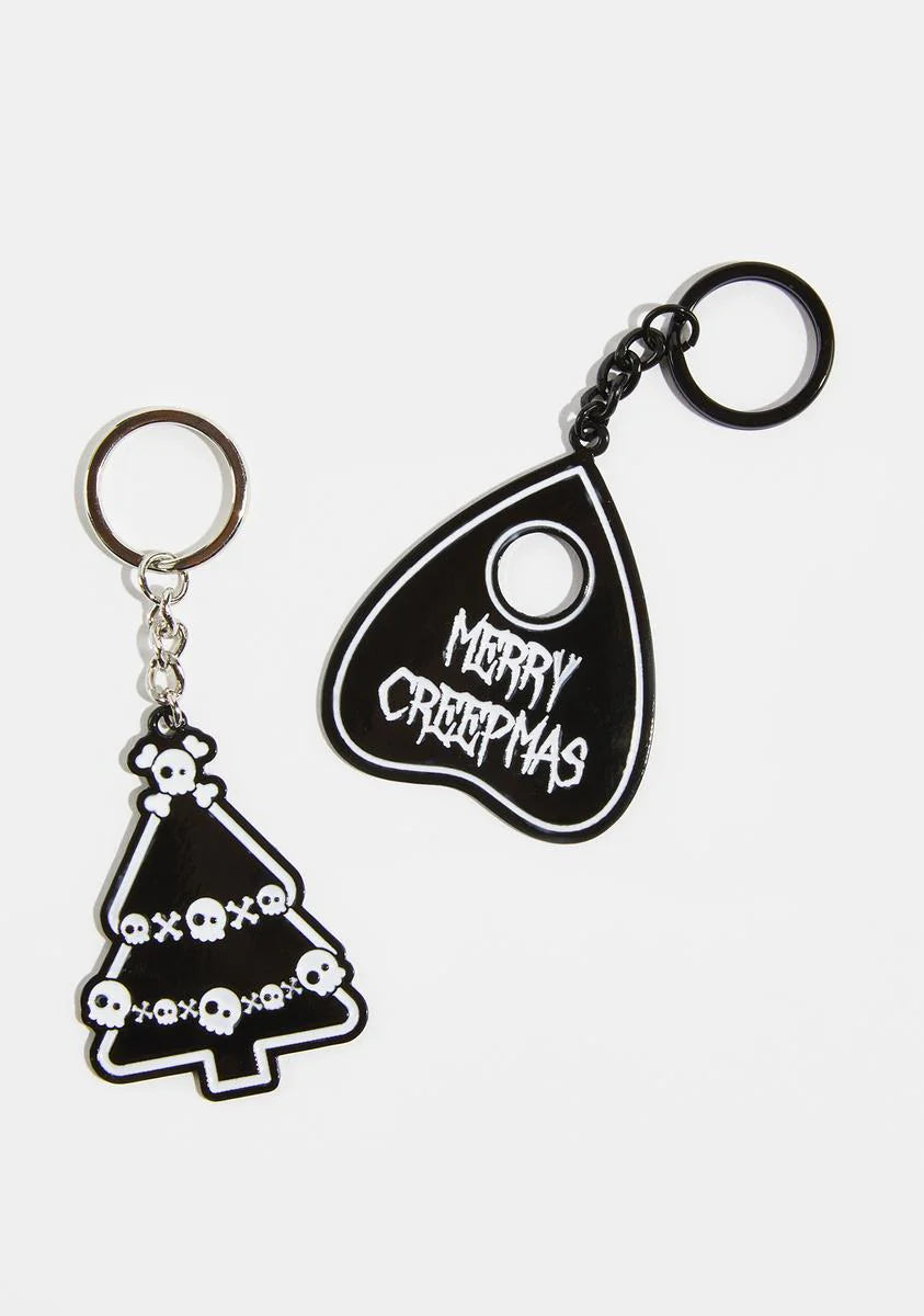 Merry Creepmas Keychain Set