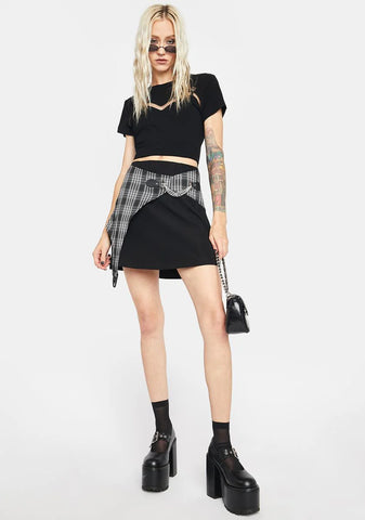 The Hell Girl Series Asymmetrical Skirt