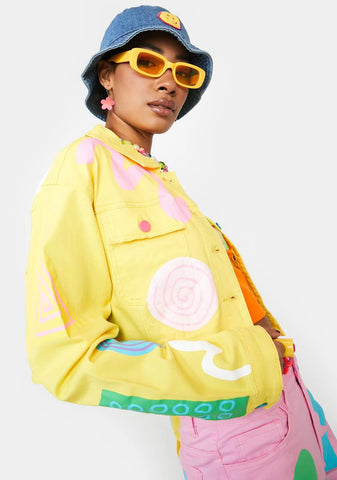 Lemon Drop Trucker Jacket