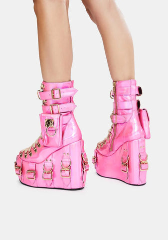 Sweetest Bounty Holographic Traitor Boots