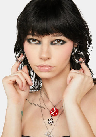 Lucky In Love Horseshoe Earrings