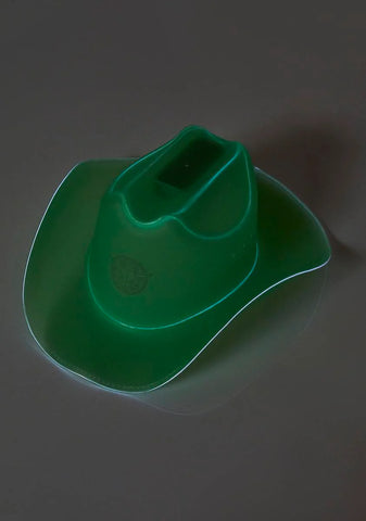 Green Light Up Cowboy Hat