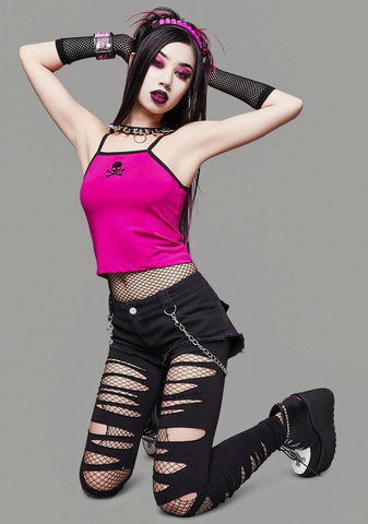 Magenta Toxic Wasteland Cami Tank