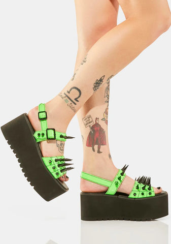 Extreme Measures Platform Sandals