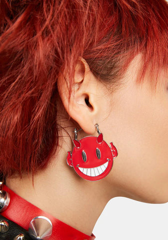 Angelic Inferno Drop Earrings