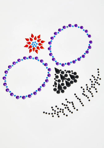 Sinister Trickster Face Gems