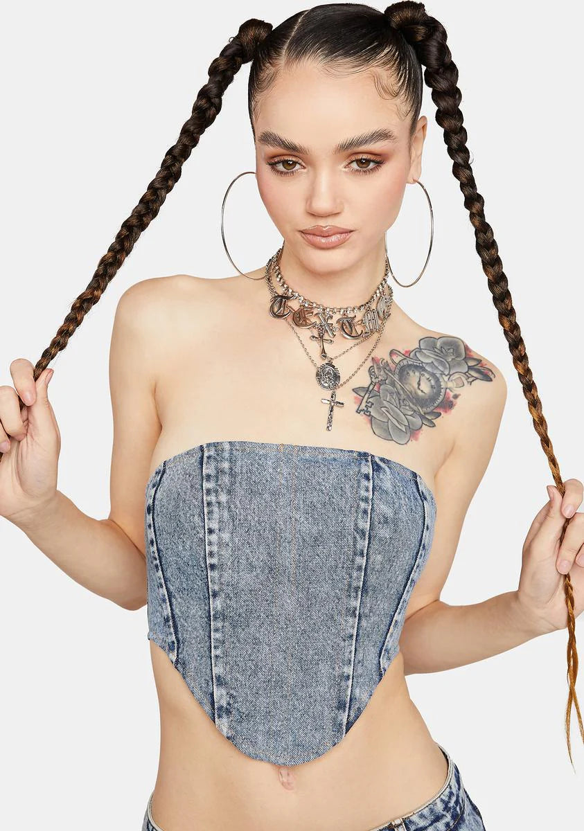 Amison Denim Corset