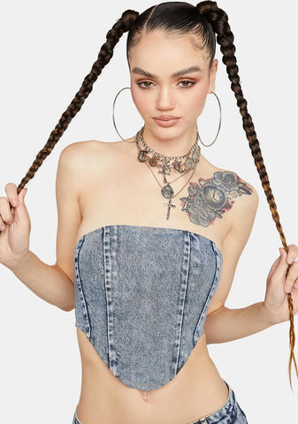 Amison Denim Corset
