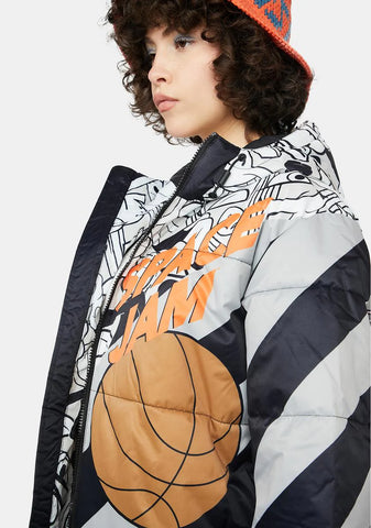 X Space Jam Puffer Jacket