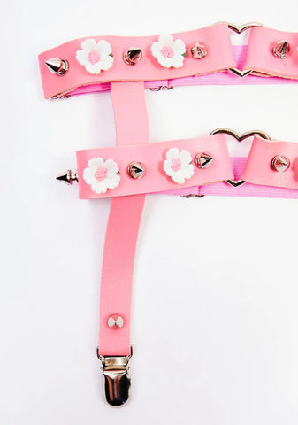 At Ur Own Risk Flower Garters